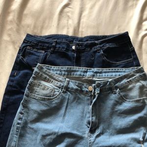 2 Pairs Shein Curve Pants